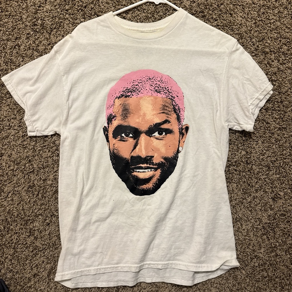 Graphic White T-Shirt with Pink Accents